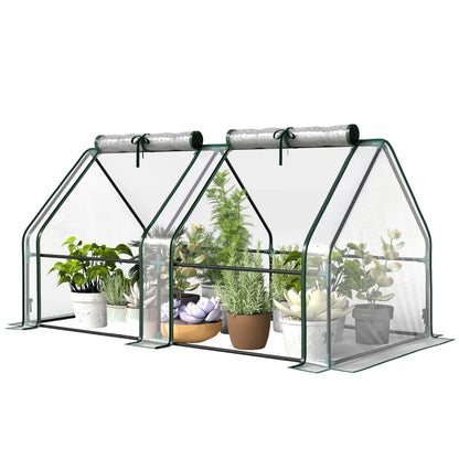 Nancy's Plesio Plantenkas - Tuinkas - Kweekkas - Draagbare kas - Transparant - 180 x 90 x 90 cm