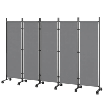Nancy's Sfruz Terrasscherm - Privacyscherm - Windscherm - Donkergrijs - ± 250 x 40 x 170 cm