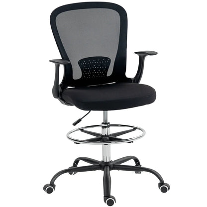 Nancy's Panarea Bureaustoel - Computerstoel - Kantoorstoel - Verstelbaar - Zwart - Netstof