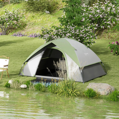 Nancy's Gattatico Kampeertent - Campingtent - 2-Persoons - Waterafstotend - Groen - 210 x 150 x 110 cm