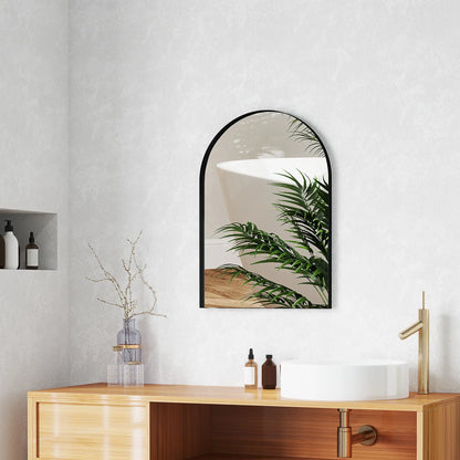 Nancy's Dego Badkamerspiegel - Zwart - 50L x 3B x 70H cm