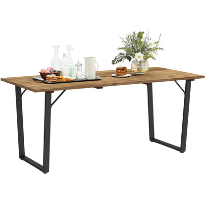 Nancy's Garaguso Tuintafel - Terrastafel - Eettafel voor buiten - Dennenhout - 175 x 80 x 75 cm