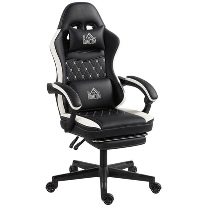 Nancy's Orvinio Gamingstoel - Gamestoel - Bureaustoel - Ergonomisch - Zwart / Wit