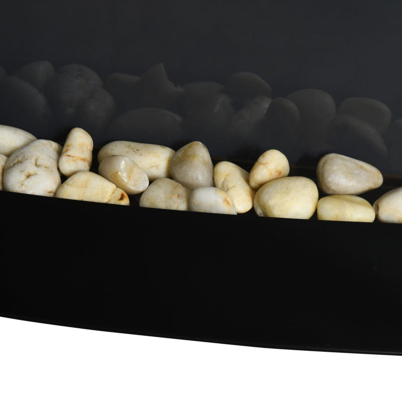 Nancy's Bigadon Elektrische inbouwhaard - Elektrische wandkachel zwart