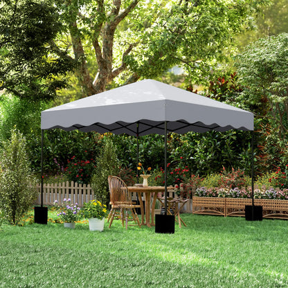 Nancy's Boivão Partytent - Paviljoen - Lichtgrijs - ± 300 x 300 x 290 cm