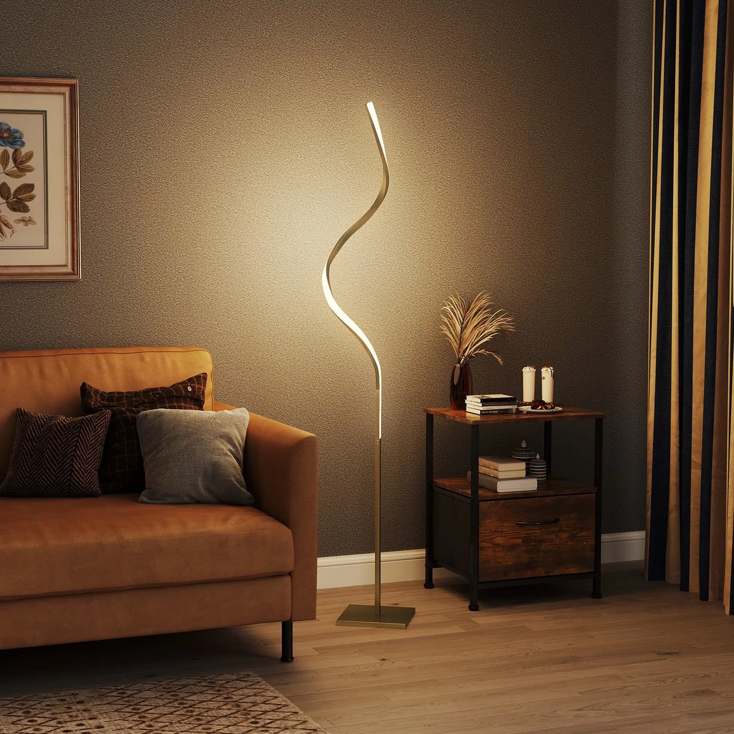 Nancy's Galveias Vloerlamp - Staande Lamp - Verlichting - Goud