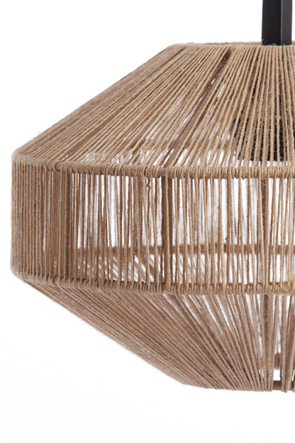 Nancy's Zoio Tafellamp - Tafelverlichting - Naturel / Zwart - Staal - ± 25 x 60 cm
