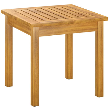 Nancy's Sellano Balkontafel - Tuintafel - Bijzettafel voor buiten - Acaciahout - ± 50 x 50 x 45 cm