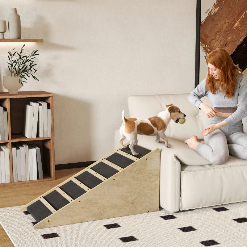 Nancy's Sormano Hondentrap - Dierentrap - Antislipontwerp - Naturel / Grijs