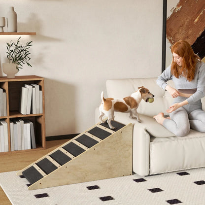 Nancy's Sormano Hondentrap - Dierentrap - Antislipontwerp - Naturel / Grijs