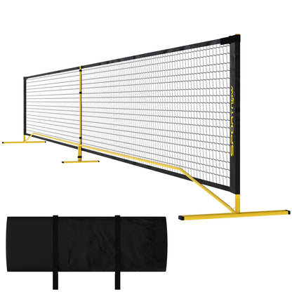 Nancy's Egna Badmintonnet - Badminton Frame - Geel / Zwart - ± 670 x 60 x 90 cm