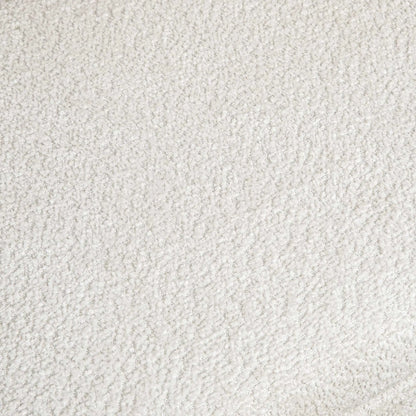 Nancy's Ferriere Opbergbank - Poef met Opbergruimte - Crème - Teddyfluweel - ± 105 x 45 x 45 cm