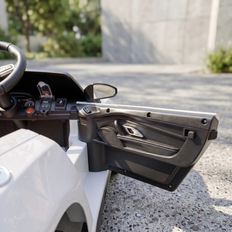 Nancy's Tonfano Elektrische auto voor kinderen - Kinderauto - Audi R8 voor kinderen - Wit
