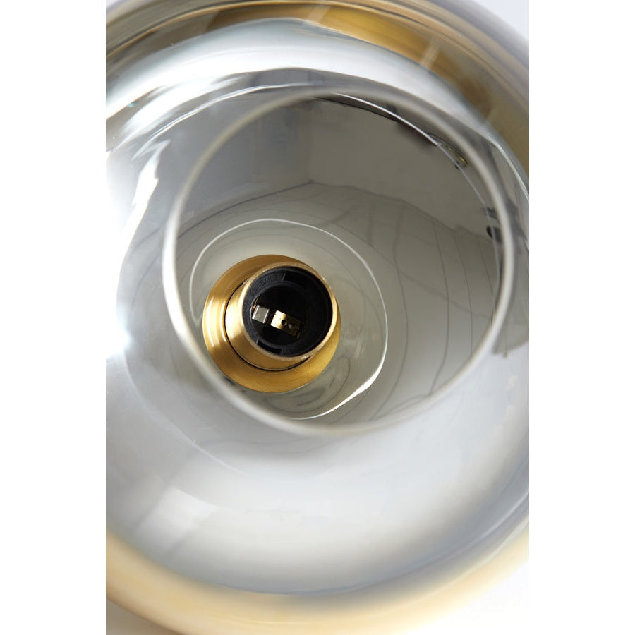 Nancy's Cadafais Hanglamp met 3 Lampen - Verlichting - Glas - Goud - 40 x 160 cm