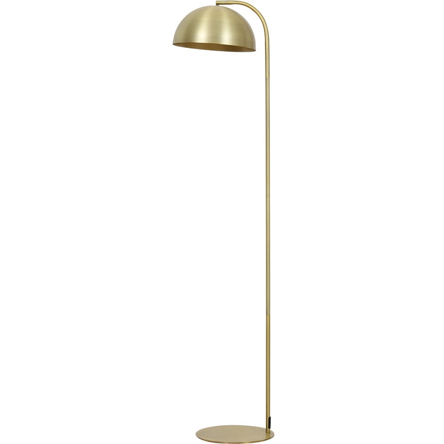 Nancy's Caetano Vloerlamp - Staande Lamp - Staal - Brons - ± 40 x 30 x 155 cm