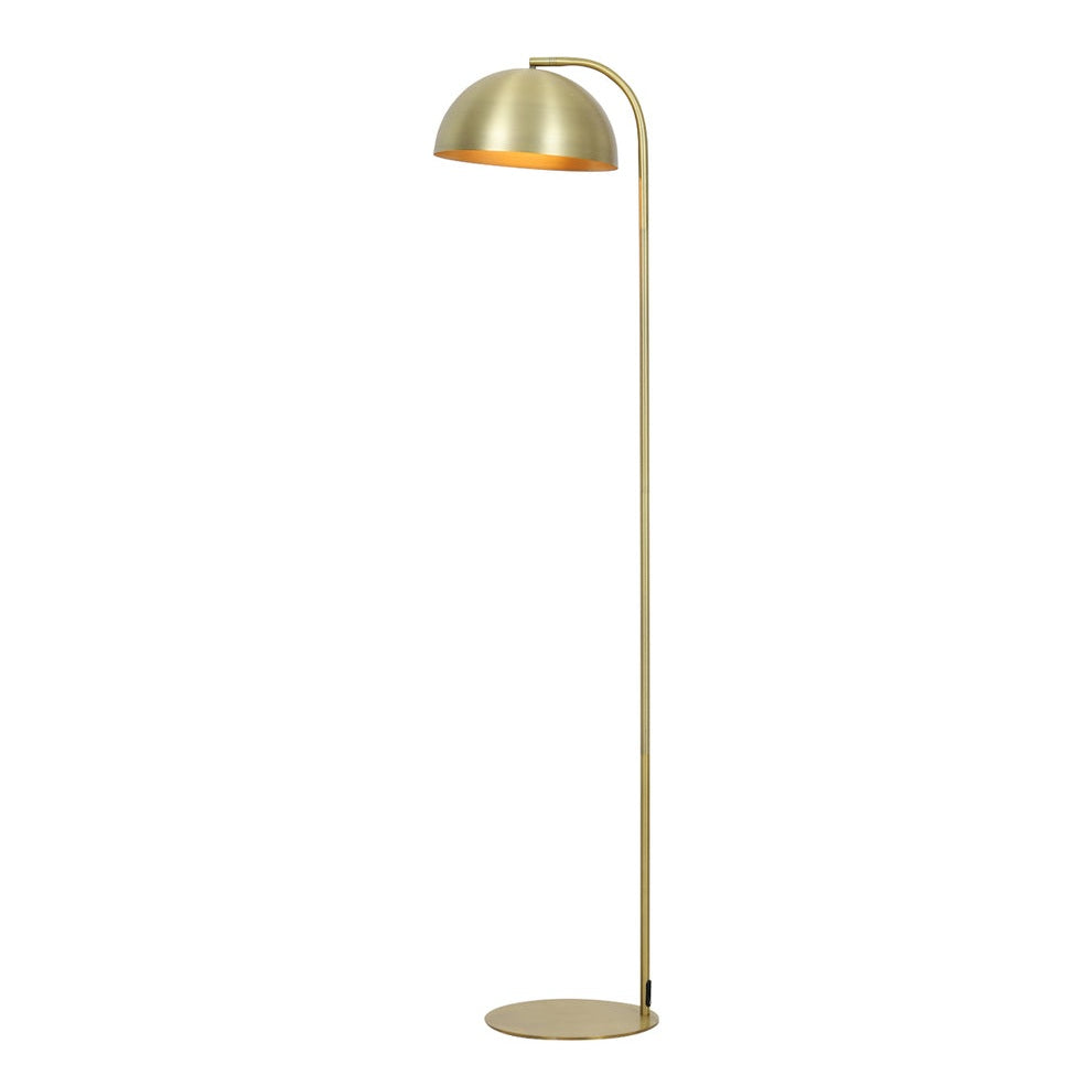 Nancy's Caetano Vloerlamp - Staande Lamp - Staal - Brons - ± 40 x 30 x 155 cm