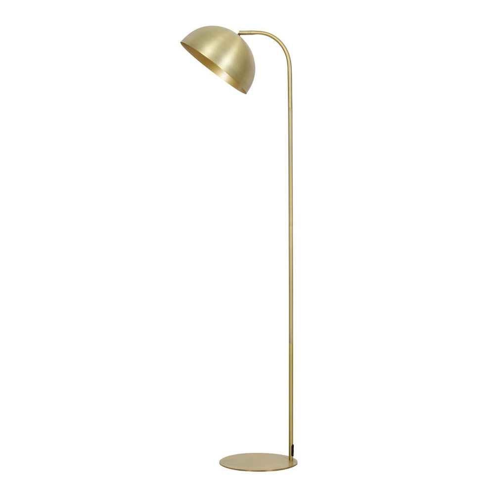 Nancy's Caetano Vloerlamp - Staande Lamp - Staal - Brons - ± 40 x 30 x 155 cm