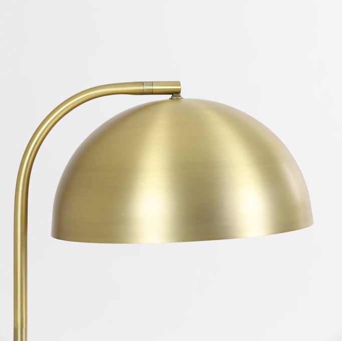 Nancy's Caetano Vloerlamp - Staande Lamp - Staal - Brons - ± 40 x 30 x 155 cm