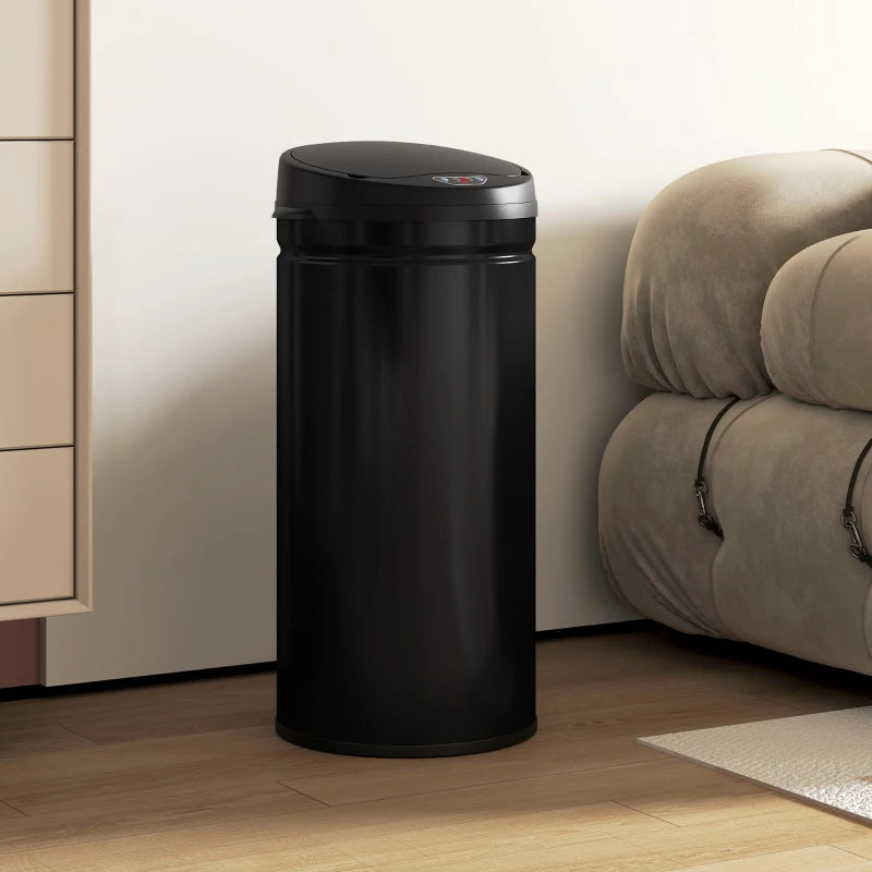 Nancy's Moie Sensor Prullenbak - Sensor Afvalbak - Automatische Prullenbak - Zwart - 42 Liter