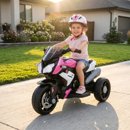 Nancy's Torcegno Elektrische Motorfiets voor kinderen - Kindermotor - Kindermotorfiets - 3 km/u - Roze