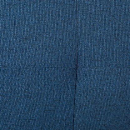 Nancy's Marghera Opbergbank - Bankje met opbergruimte - Blauw - Linnen - ± 125 x 50 x 40 cm