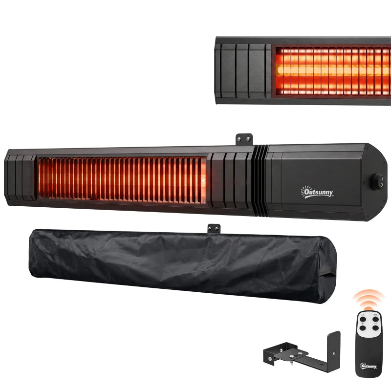 Nancy's Treglio Terrasverwarming - Terras Verwarmer - Infraroodverwarmer - 9 Verwarmingsstanden - Timer - Zwart