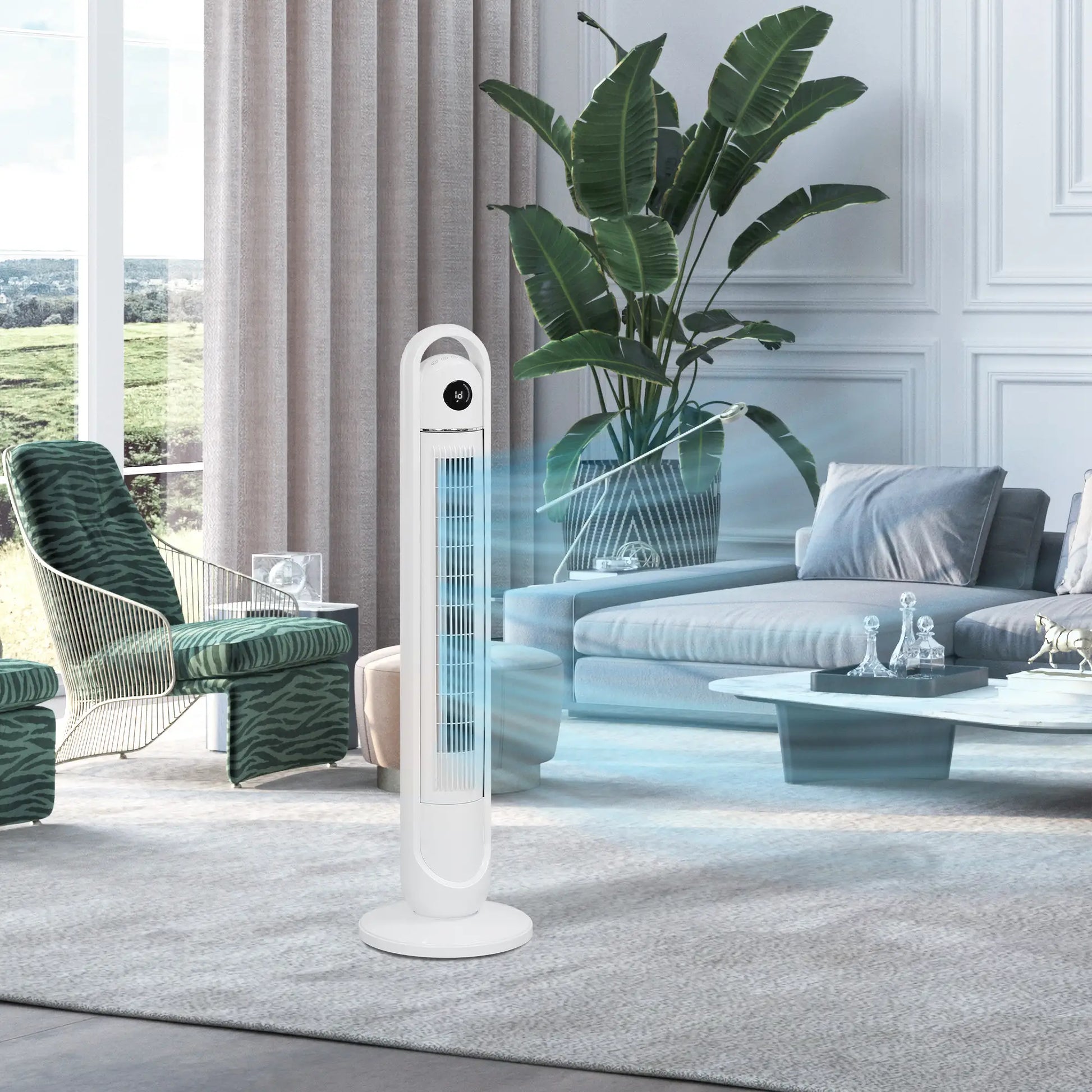 Nancy's Condino Ventilator - Torenventilator - Timer - Verschillende Modi en Snelheden - Wit