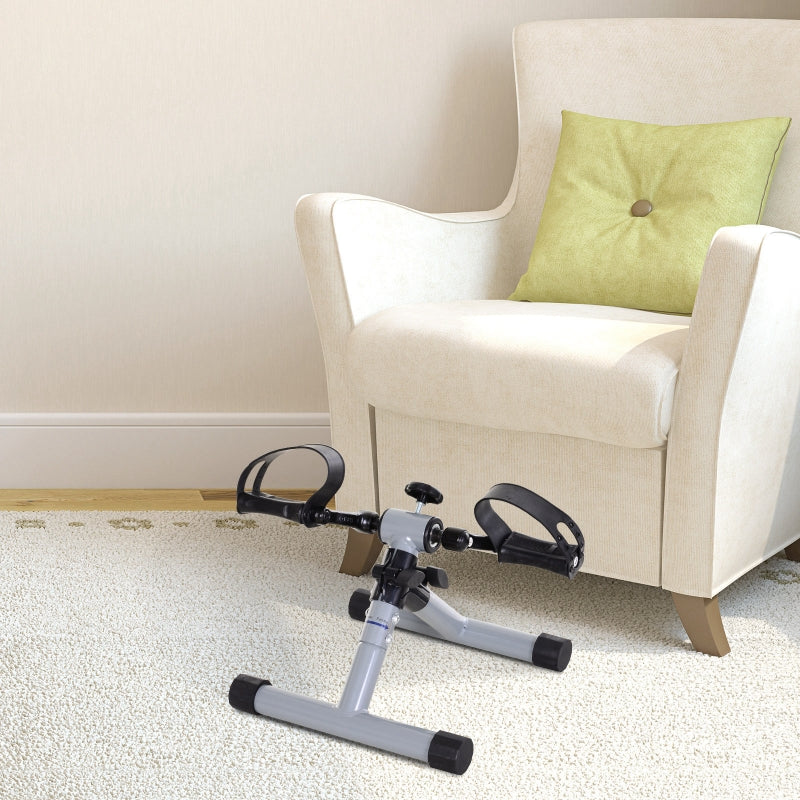 Nancy's Ammon Mini Hometrainer - Beentrainer - Fietstrainer - Instelbare Weerstand - Grijs