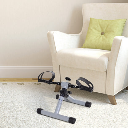 Nancy's Ammon Mini Hometrainer - Beentrainer - Fietstrainer - Instelbare Weerstand - Grijs
