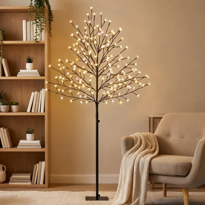 Nancy's Varenna Kerstverlichting - Verlichtingsboom - Kerstboom met lampjes - Kerstdecoratie - Timer & Verlichtingsmodi - 150 cm hoog