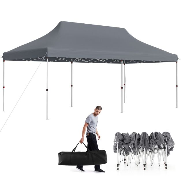 Nancy's Assentis Partytent - Paviljoen - Grijs - 300 x 600 cm