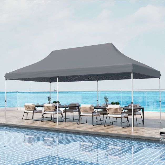 Nancy's Assentis Partytent - Paviljoen - Grijs - 300 x 600 cm