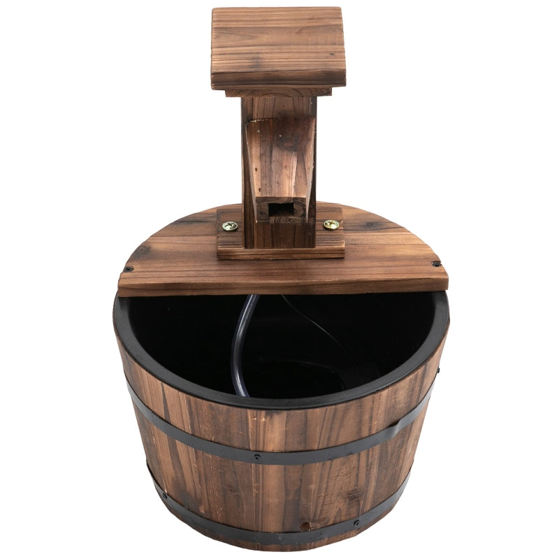 Nancy's Ka'kabish Tuinfontein - Elektrische fontein- Dennenhout