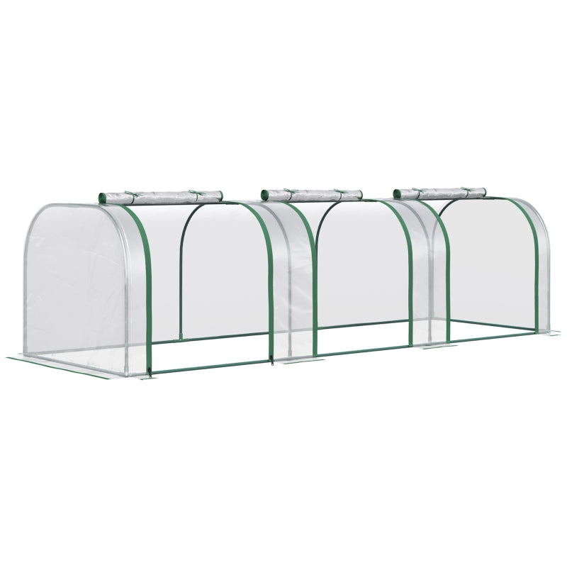 Nancy's Hythe Growing greenhouse - Sheet greenhouse - Foil greenhouse - Garden greenhouse - ± 300 x 100 x 80 cm