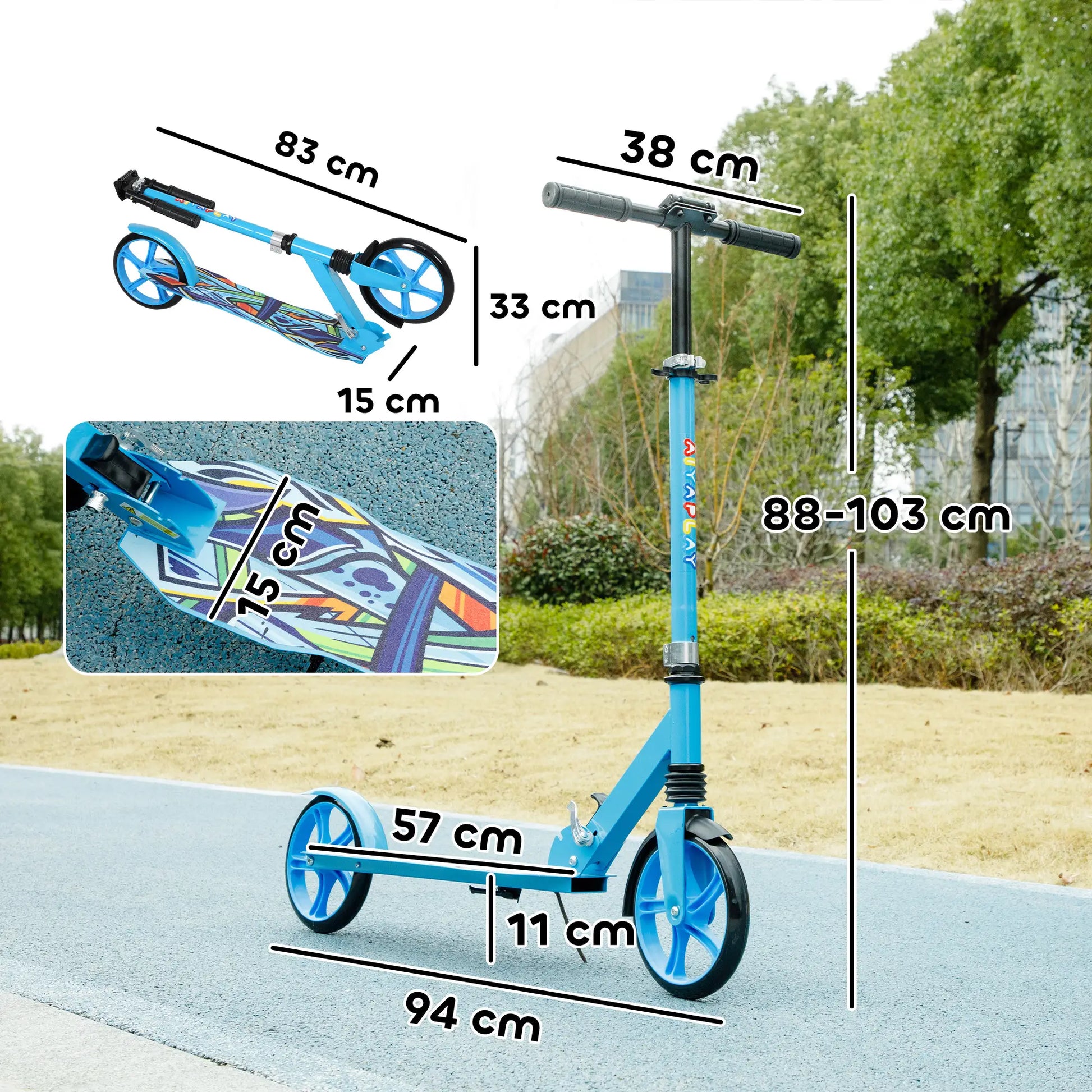 Nancy's Colzate Step - Kinderstep - In Hoogte Verstelbaar - Blauw
