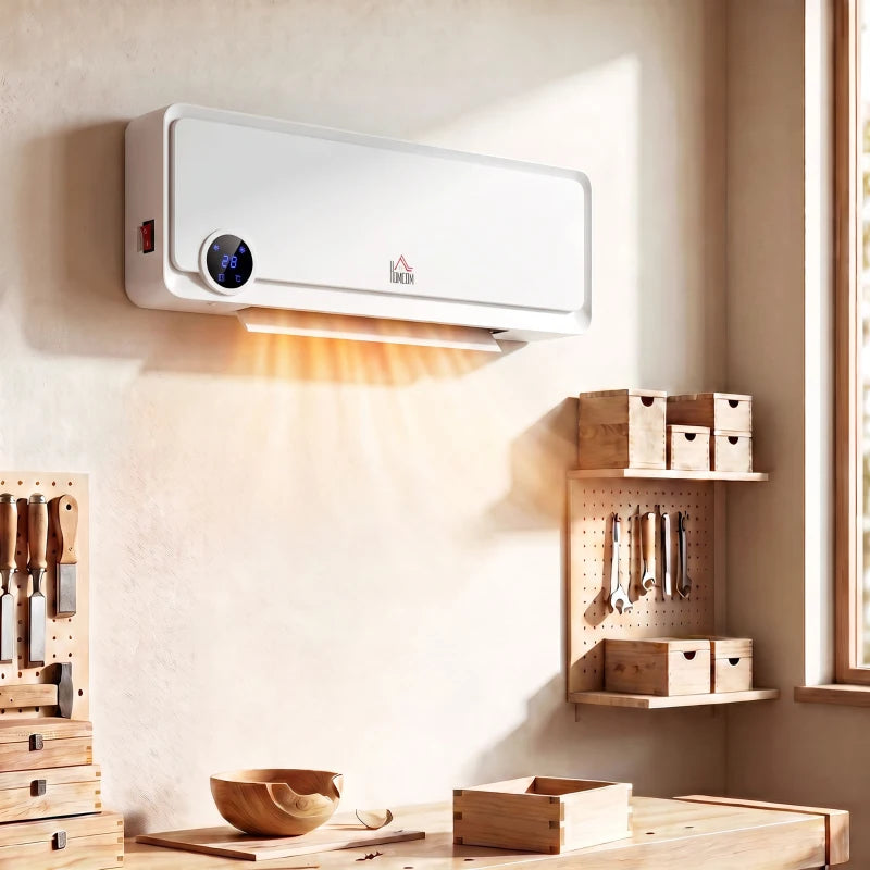 Nancy's Vallecrosia Kachel - Wandverwarming - Verwarmingsventilator - Keramische ruimteverwarming - Wit