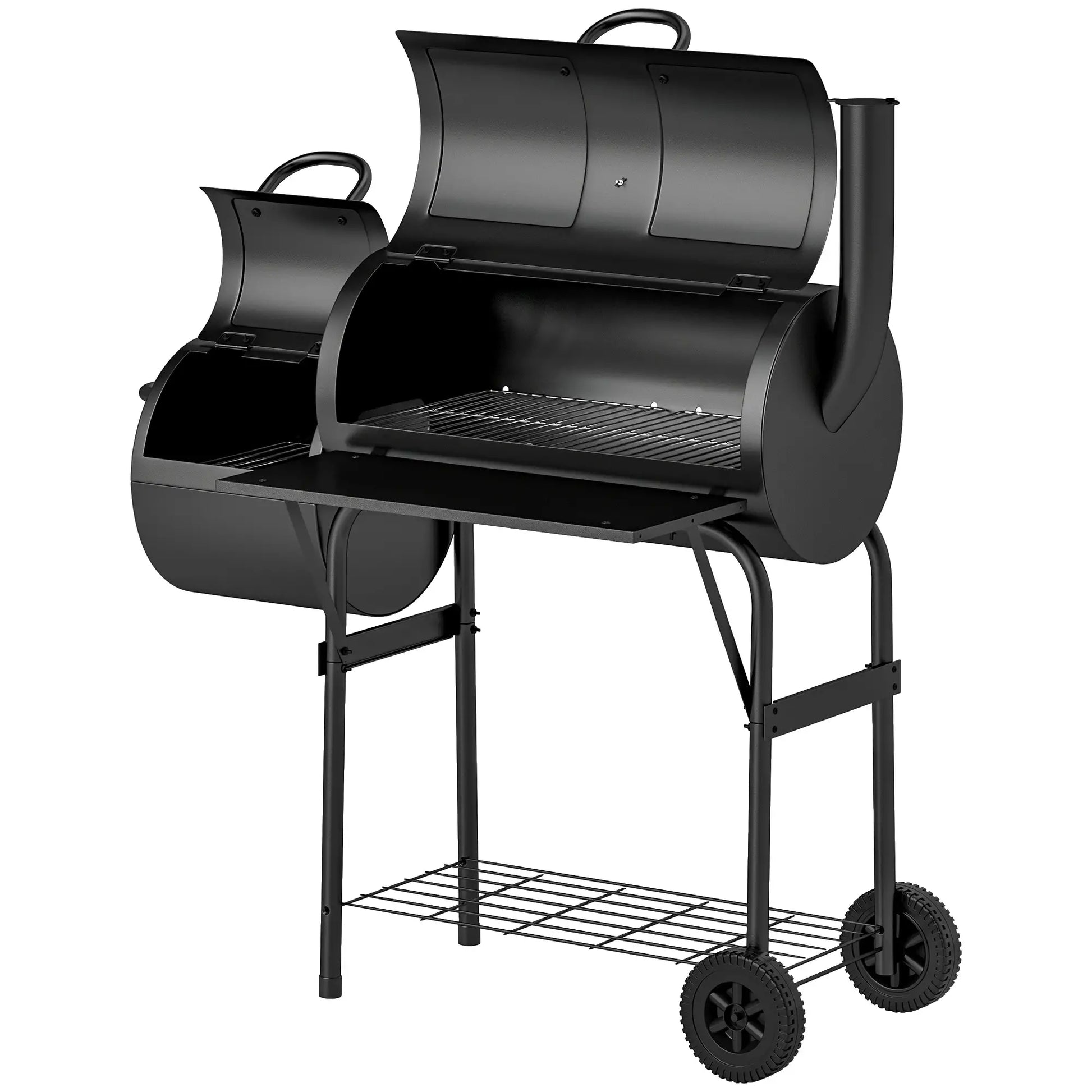 Nancy's Courmayeur Barbecue - BBQ - Houtskoolbarbecue - Met Thermometer - Zwart