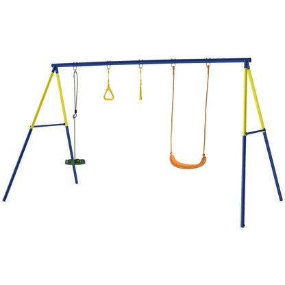 Nancy's Pontinvrea Speeltoestel - Kinderschommel - Schommelset - Multifunctioneel - ± 285 x 160 x 180 cm