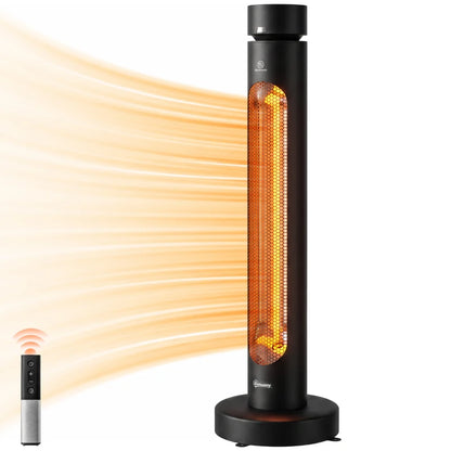 Nancy's Tregnago Terrasverwarming - Terras Verwarmer - Elektrische Terrasverwarmer - Afstandsbediening - Zwart