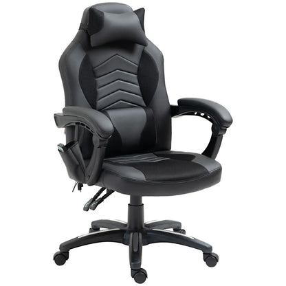 Nancy's Orvieto Gamestoel - Gamingstoel - Bureaustoel - Massagefunctie - Zwart