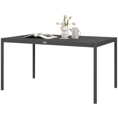 Nancy's Seda Tuintafel - Tuinmeubel - Eettafel Buiten - ± 145 x 90 x 75 cm