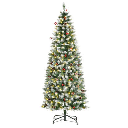 Nancy's Margate Kunstkerstboom met versiering en LED verlichting Ø65 x 180 cm