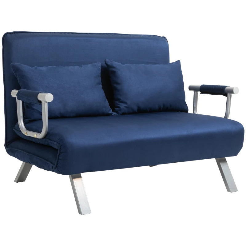 Nancy's Carapito Slaapbank - Zitbank - Bank met slaapfunctie - Blauw