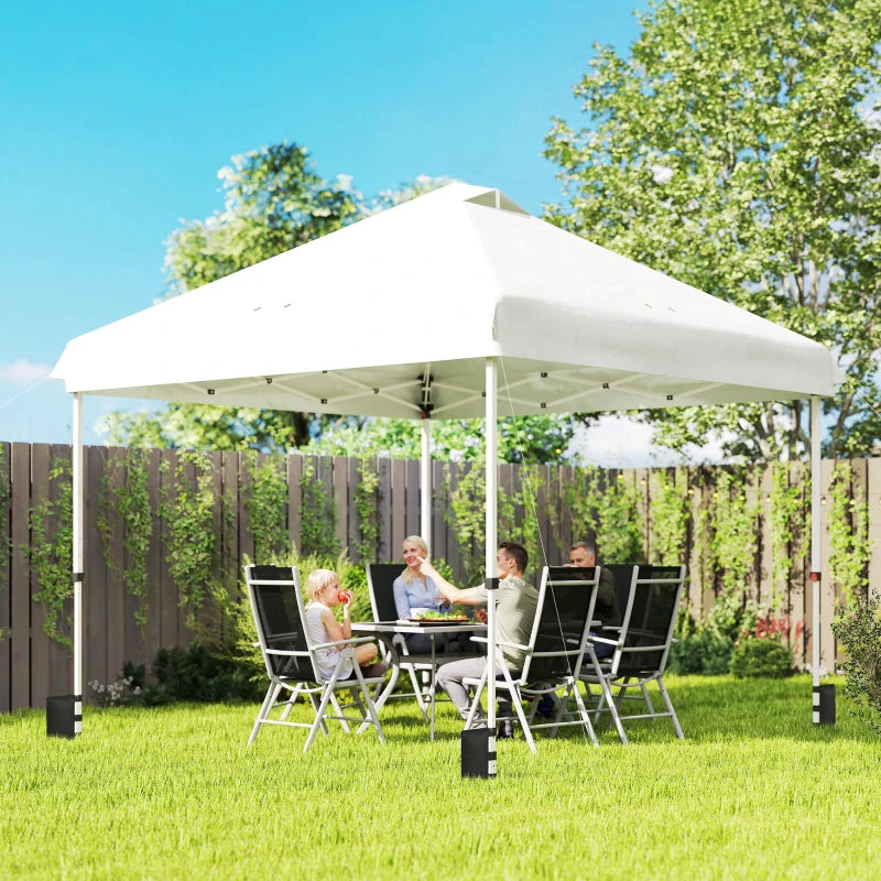 Nancy's Polcenigo Paviljoen - Party tent - Inklapbaar frame - Wit - ± 300 x 300 x 275 cm