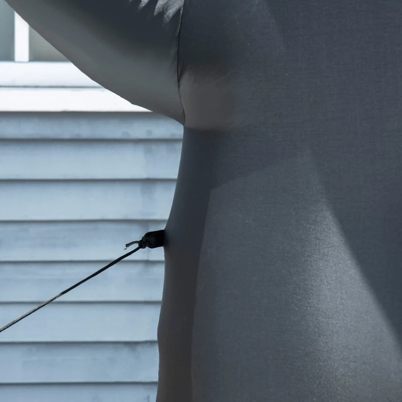 Nancy's Ormea Opblaasbare Pinquïn - Kerstversiering - Kerstdecoratie voor buiten - LED-Lampjes - ± 160 x 100 x 250 cm