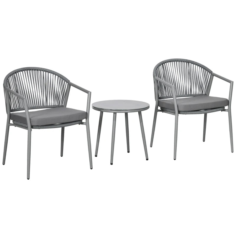 Nancy's Carlao Garden set - Seating group - Garden chairs - Gray - Rattan