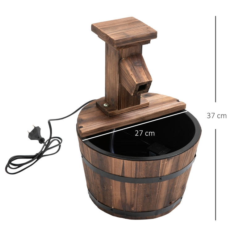 Nancy's Ka'kabish Tuinfontein - Elektrische fontein- Dennenhout