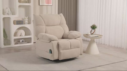 Nancy's Monte Relax armchair - Relax chair - Electric - Massage chair - Rotatable - Rocking function - Beige