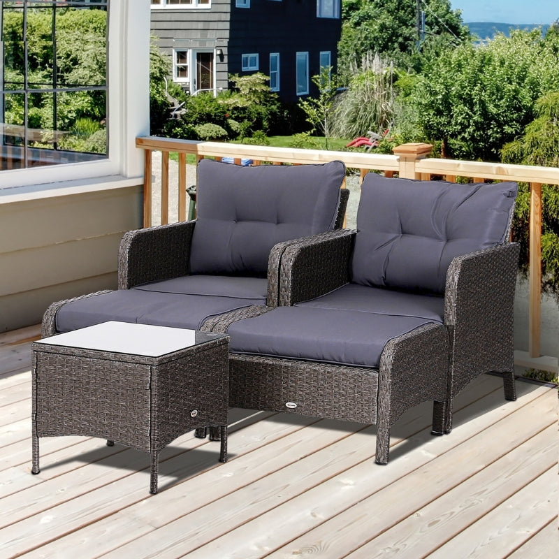 Nancy's Dursley Lounge Chairs - Lounge Set - 5-piece - Gray