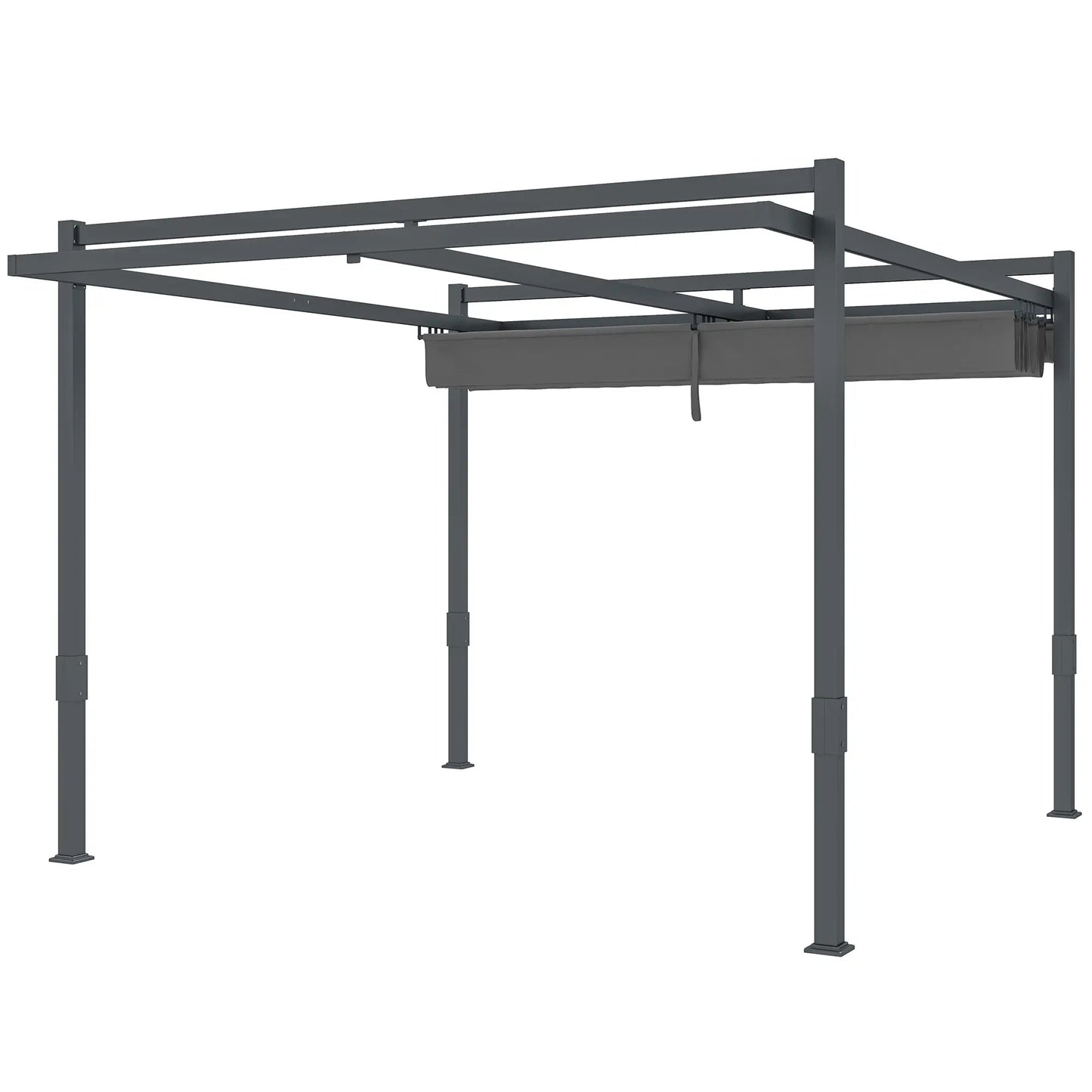 Nancy's Conversano Pergola - Terras overkapping - Grijs - ± 360 x 320 x 245 cm